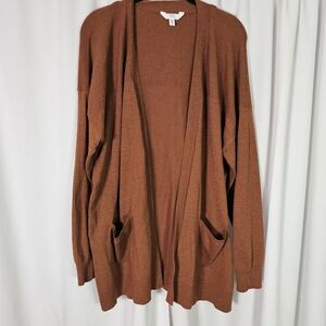 Time and Tru Women's Rust Cardigan